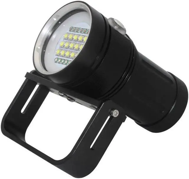 Alt view image 2 of 5 - Diving Flashlight  G2+XPE+UV Ultraviolet  Photography Video light 20000LM underwater 100m waterproof Tactical torch