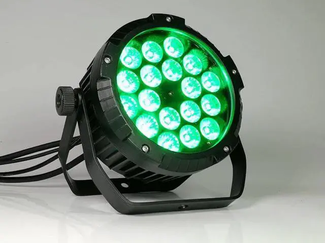 Alt view image 4 of 5 - 18X18W RGBWA+UV waterproof led Par Light, IP65 LED PAR DMX LED wash light professional stage DJ equipment disco light