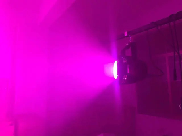 Alt view image 5 of 5 - Par COB 200W RGBWA UV 6in1  Lyre Stage Lighting Effect professional stage For Clubs Luces Discoteca Disco With Barn Doors