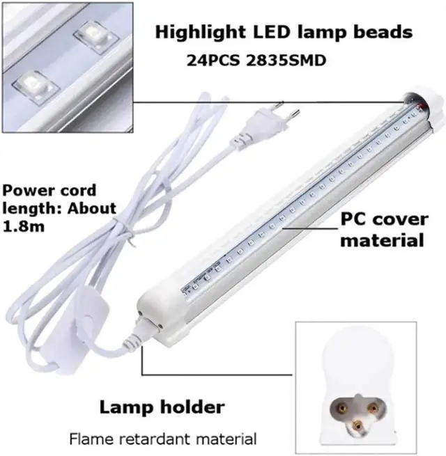 Alt view image 5 of 5 - Disco Light 10W Stage Light DJ UV Purple  Tube For Party Christmas Bar Lamp Laser Stage Wall Washer Spot Light Backlight