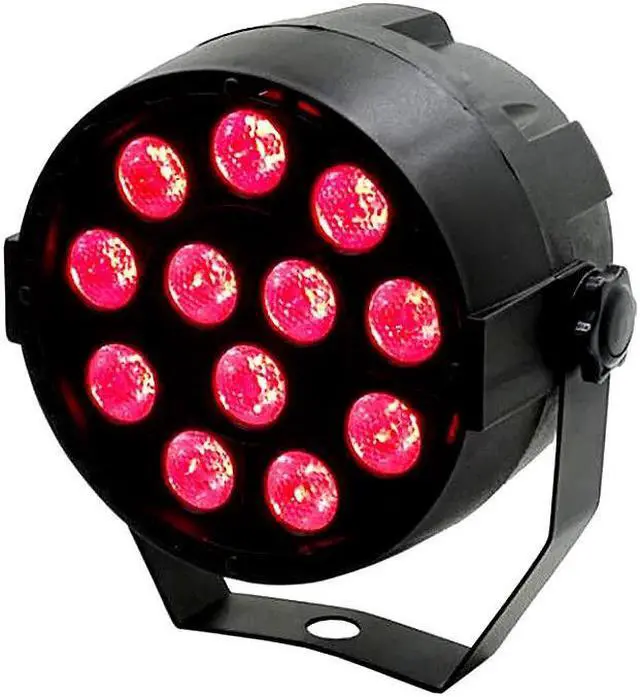 Alt view image 5 of 5 - Par 12LED RGB 3IN1 12x4W UV stage ing effect DMX 512 Club disco party dance KTV projector Bar