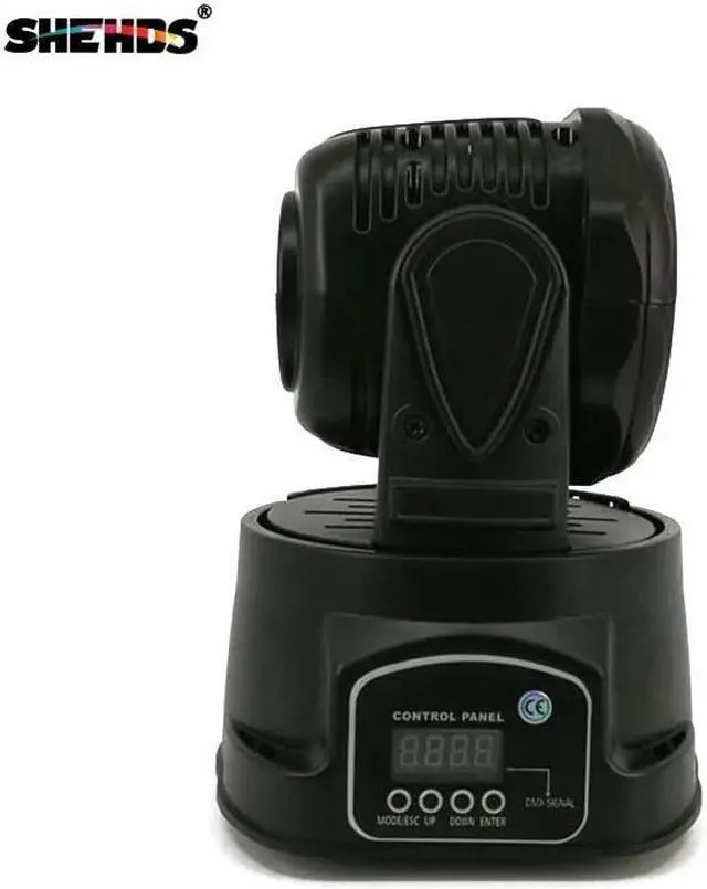 Alt view image 2 of 5 - Moving Head Light 5X18W RGBWA+UV 6in1  Lamp Stage Lighting Effect Disco Strobe Lights with 10/15channels