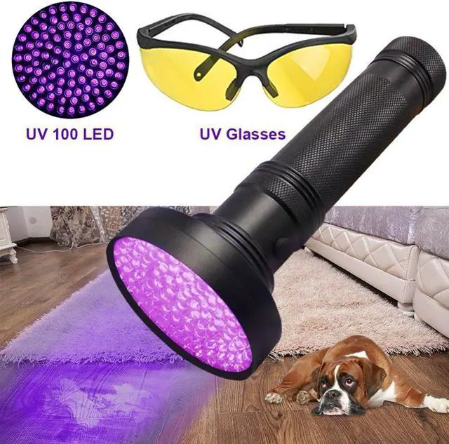 Alt view image 5 of 7 - 12 LED Ultraviolet Detector For Dog/Cat/Pet Urine Scorpion Bed Bug On Carpets/Rugs/Floor UV Flashlight UV Light linterna Torch