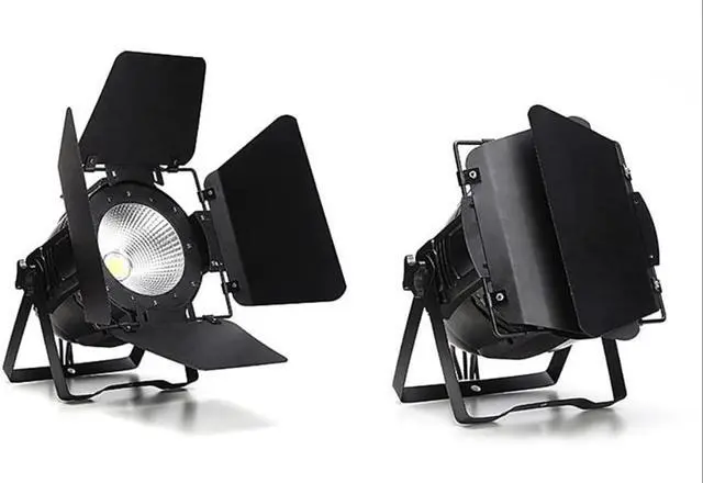 Alt view image 2 of 5 - Par COB 200W RGBWA UV 6in1  Lyre Stage Lighting Effect professional stage For Clubs Luces Discoteca Disco With Barn Doors