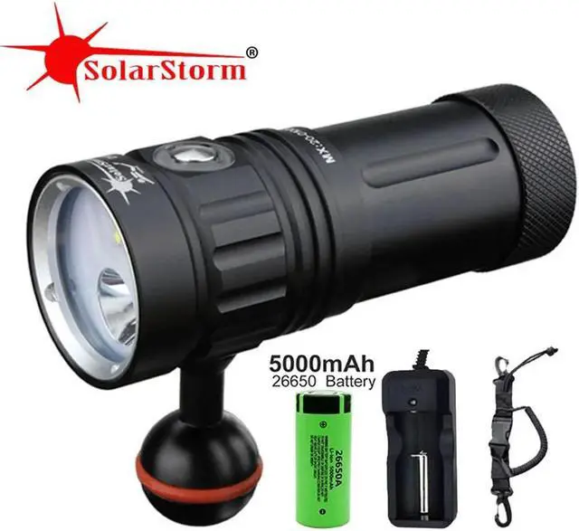 Main image of Diving Flashlights L2 UV LED Lamp Diving Video Light Scuba Dive Torch Underwater lanterna  100m Waterproof Searchlight