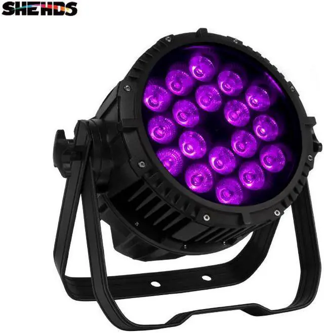 Main image of Seller Waterproof LED Par 18x18W RGBWA+UV DMX512 Outdoor IP65 LED DMX Stage Lighting Effect Master-Slave Luces Discoteca
