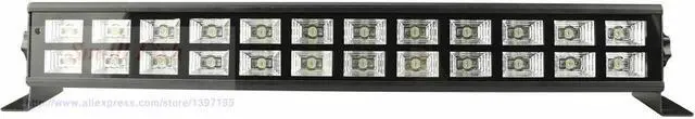 Alt view image 2 of 5 - Light 24x3W LED Wall Washer LED UV DMX512 Stage Light Bar Black Party DJ Disco Light For Christmas Indoor Stage Lights