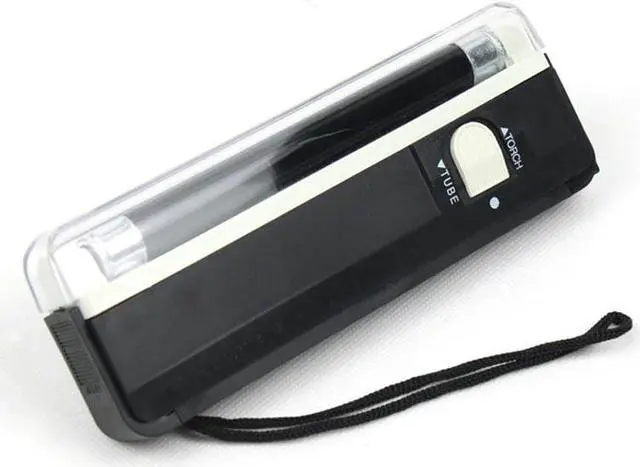 Alt view image 2 of 5 - UV bulb Black Light Torch Portable Blacklight with LED Flashlight Small plastic Detector Light DL-01 Led Flash Light