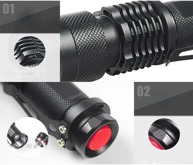 Alt view image 5 of 5 - 2020 new 365nm 395nm mini uv led flashlight torch lamp blacklight light torcia uv linterna