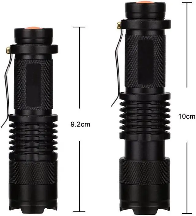 Alt view image 4 of 5 - Light LED Flashlight SK68 Purple Violet 395nm Torch Lamp 3 Modes Zoomable Tactical Hunting Camping Linternas