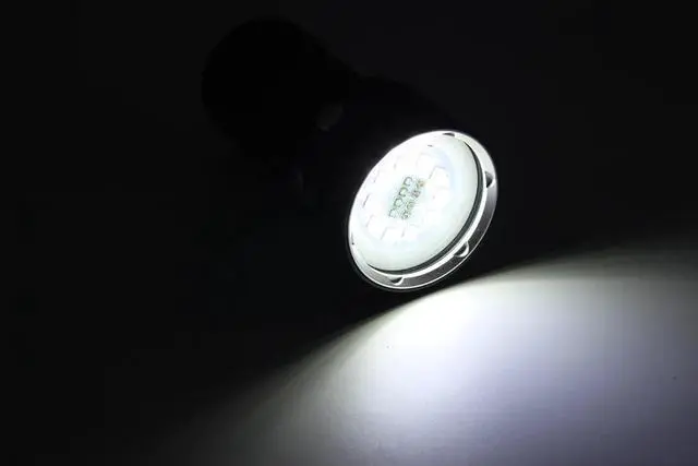 Alt view image 4 of 5 - 8000 Lumen Underwater 200M Hunting Diving Flashlight 10*XM-L2 White Light +4x Red Light+4x UV Light LED Photography Torch Lamp