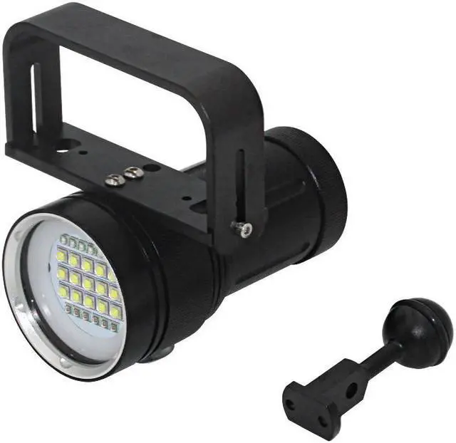 Alt view image 3 of 5 - Diving Flashlight  G2+XPE+UV Ultraviolet  Photography Video light 20000LM underwater 100m waterproof Tactical torch