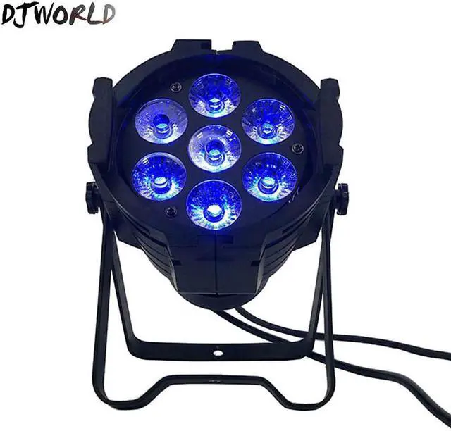 Main image of LED Par 7x18W Aluminum alloy LED Par RGBWA+UV 6in1 DMX512 Wash Dj Stage Light Disco Party Light Dj Lighting Ballroom
