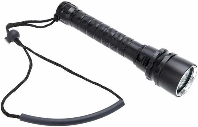 Alt view image 4 of 5 - LED Flashlight UV Scuba Ultraviolet 5/3 LED Lantern Purple Light Underwater 200M Dive Aluminum Torch 395nm Waterproof