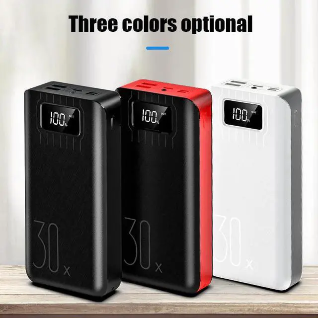 Alt view image 5 of 5 - 50000mAh Power Bank TypeC Micro USB QC Fast Charging Powerbank LED Display Portable External Battery Charger