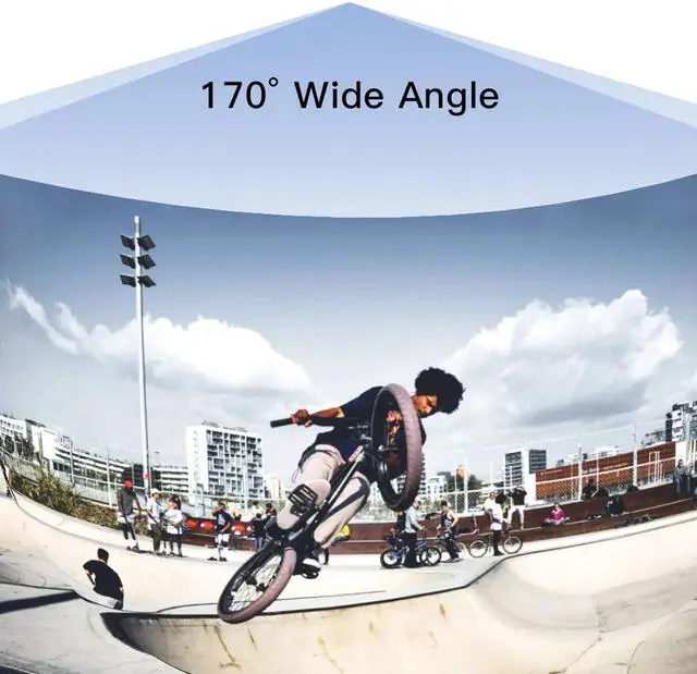 Alt view image 5 of 5 - 4K Sports Action Camera With EIS Function Remote Controller External Mic 30M Waterproof WIFI Video Recording Cameras Accessories