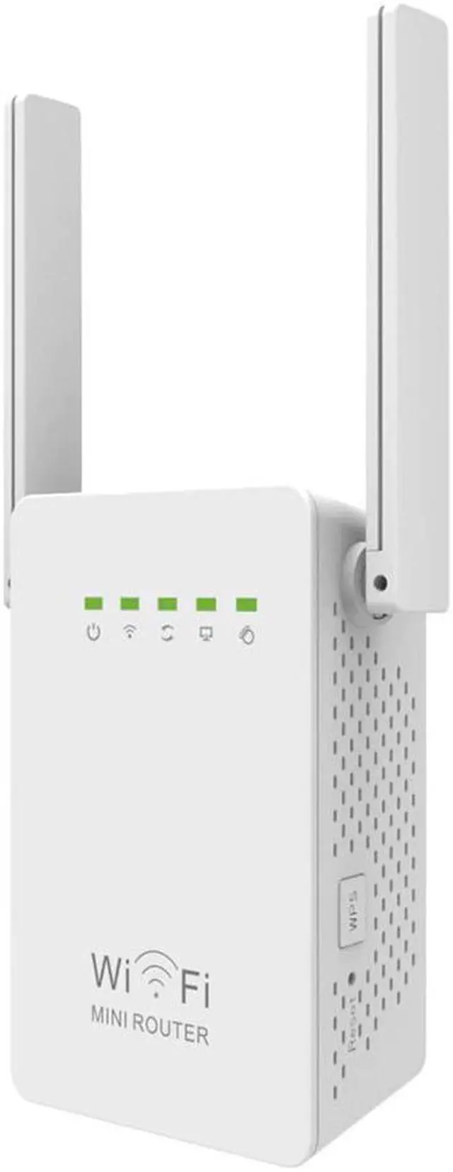 Alt view image 3 of 5 - Router WIFI Repeater 300M Dual Antennas Signal Booster Range Extender Wi-fi 802.11N Network EU/US/UK/AU Wall plug