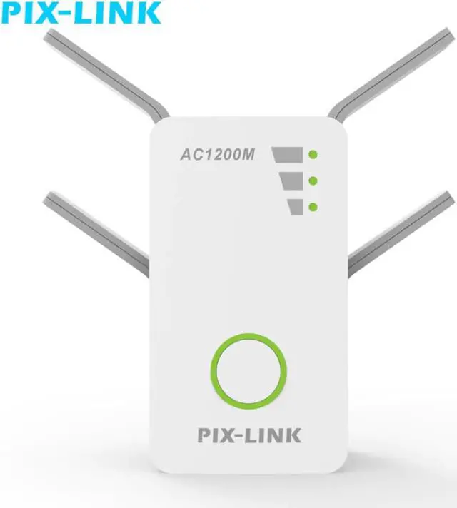 Alt view image 2 of 5 - 1200Mbps Wireless Router Wifi Range Extender Repeater Signal Booster 2.4/5GHz Dual Band AP WPS With 4 External Antennas