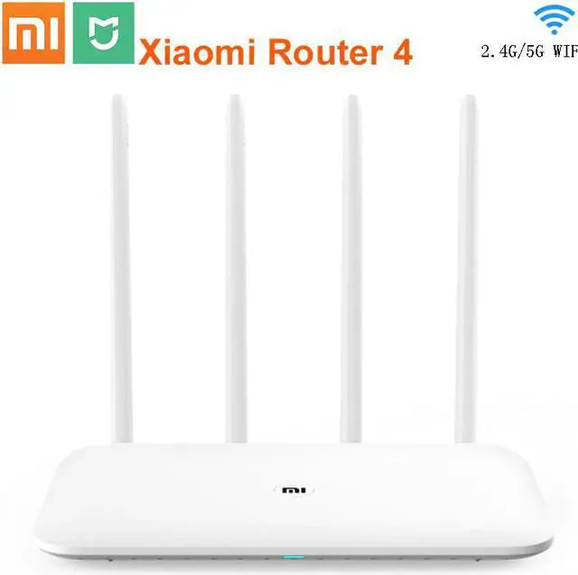 Main image of Original  Router 4  Wifi Repeater 2.4G 5GHz 1167Mbps Fiber-optic Full Gigabit Smart Router 128MB MiNet Fast Mi APP Connect