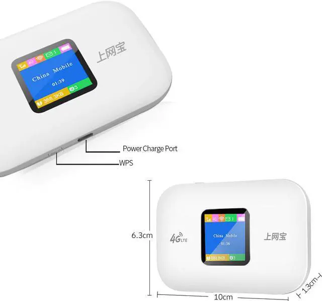 Alt view image 5 of 5 - 4G Wifi Router mini router 3G 4G Lte Wireless Portable Pocket wi fi Mobile Hotspot Car Wi-fi Router With Sim Card Slot