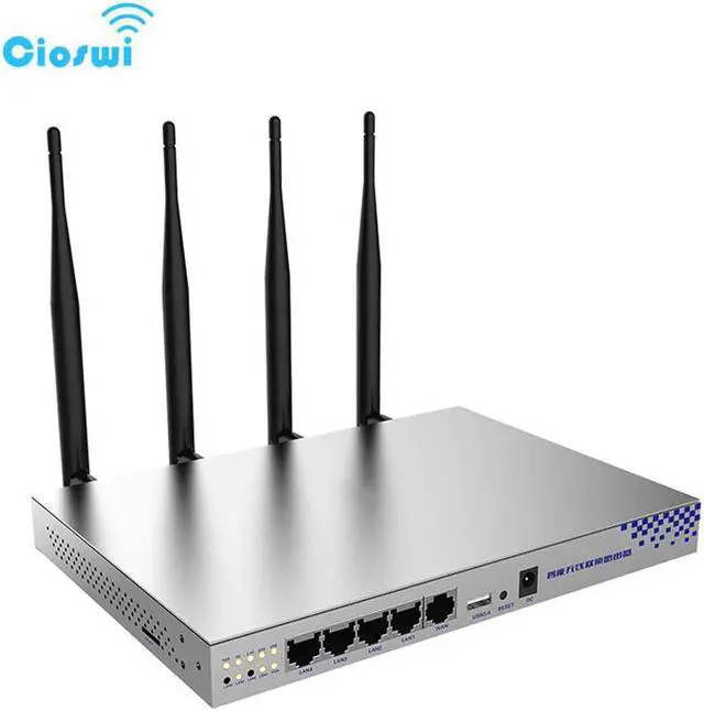 Alt view image 3 of 4 - 802.11AC 1200Mbps 2.4G 5G Dual Band Wifi Router MT7620A MT7612 chipsets High Power Wireless Router Long Wifi Range