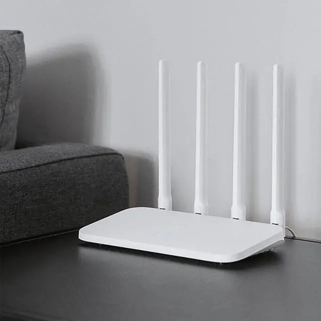 Alt view image 3 of 4 - Original Mi WIFI Router 4C 64 RAM 300Mbps 2.4G 802.11 b/g/n 4 Antennas Band Wireless Routers WiFi Repeater APP Control