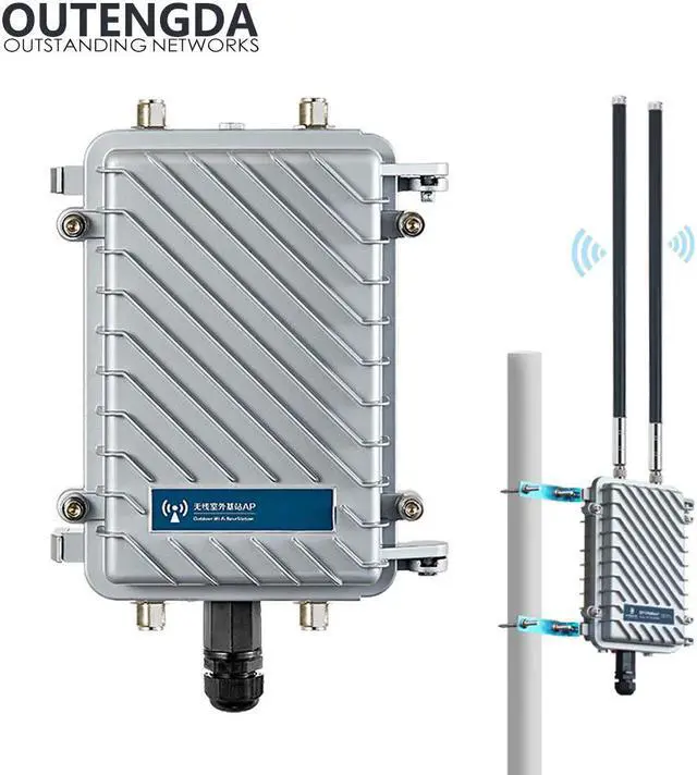 Alt view image 5 of 5 - 11AC 2.4G 5G WiFi Access Point Outdoor CPE AP Router Wi-Fi Signal Amplifier Repeater Outside Long Range WiFi Wireless Router Poe