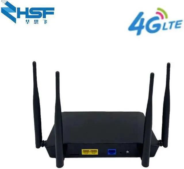 Alt view image 2 of 5 - 4G LTE CPE mobile wifi hotspot router with SIM card slot 2.4G portable hotspot 300mbps Wi-Fi router 300mbps with external antenn