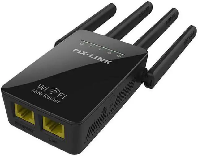 Alt view image 4 of 5 - 300Mbps Wireless WIFI Router Wi-Fi Repeater Booster Extender Long Range Home Network 802.11b/g/n RJ45 2 Ports Access Point