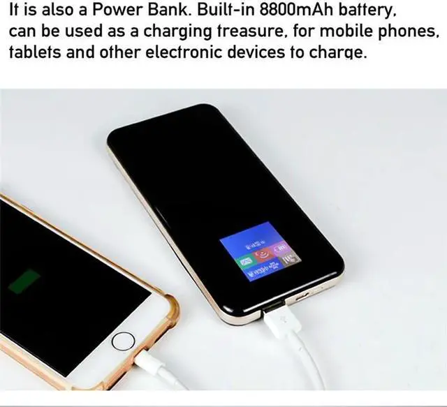 Alt view image 3 of 5 - Unlocked 150Mbps Portable Power Bank Mifi 4G LTE Wifi Router Wireless Pocket WiFi Hotspot Car Wifi With Sim Card Slot