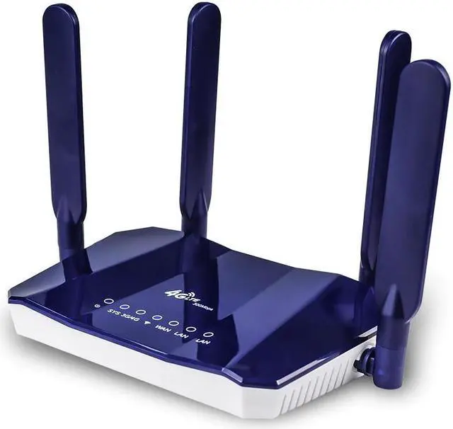 Alt view image 2 of 3 - 4G LTE CPE Router 300Mbps CAT4 Wireless CPE Routers Unlocked Wifi Router 4G LTE FDD RJ45Ports&Sim Card Slot Up to 25users
