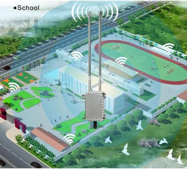 Alt view image 2 of 5 - Outdoor WiFi Repeater 300Mbps - 1750Mbps Router Amplifier Wi Fi Booster Outdoor AP Wi-Fi Extender 2.4G+5GHz Wi-fi Base Station