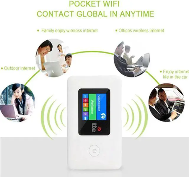 Alt view image 3 of 5 - 4G/3G Wifi Router Mobile Hotspot Pocket/Car/Battery Router Wifi Modem 4G/3G Broadband PK // Router