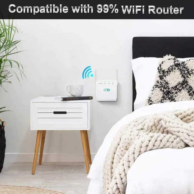 Alt view image 2 of 5 - Router Repeater 300/1200Mbps Wi-Fi Extender 2.4G/5G Wireless  Booster Wi Fi Amplifier 5Ghz Network Signal Repeaters