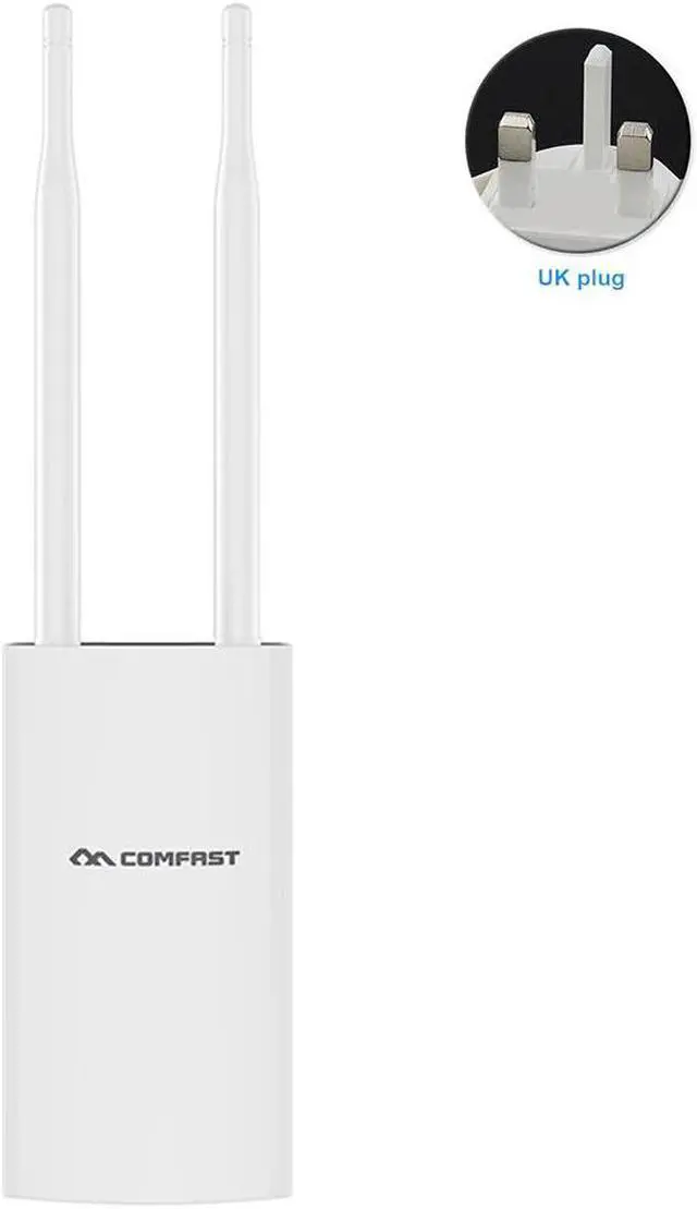 Alt view image 3 of 5 - High Power Router Repeater Bridge With Poe Dual Band 2.4G+5.8GHz Wireless Access Point Long Range WIFI Extender Outdoor