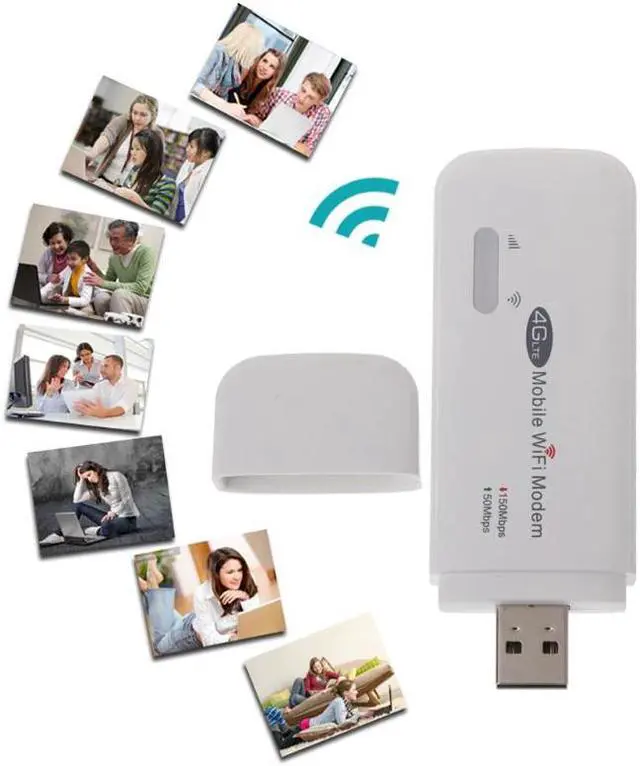 Alt view image 2 of 5 - 4G LTE FDD Wifi Router 150Mbps Mobile Hotspot Wifi Modem Unlocked 3G 4G Router