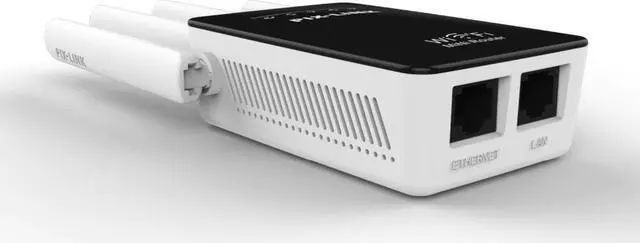 Alt view image 2 of 5 - Wireless Router Wifi Repeater 300Mbps Signal Booster Dual LAN Port 802.11n/b/g Range Signal Expander Amplifier 4 Antenna