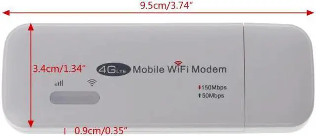 Alt view image 5 of 5 - 4G LTE FDD Wifi Router 150Mbps Mobile Hotspot Wifi Modem Unlocked 3G 4G Router