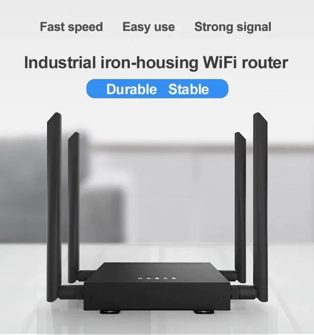 Alt view image 2 of 5 - 300Mbps 4G LTE WiFi Router CAT4 Industrial CPE strong signal Suport 32 Wifi users With Sim Card Slot