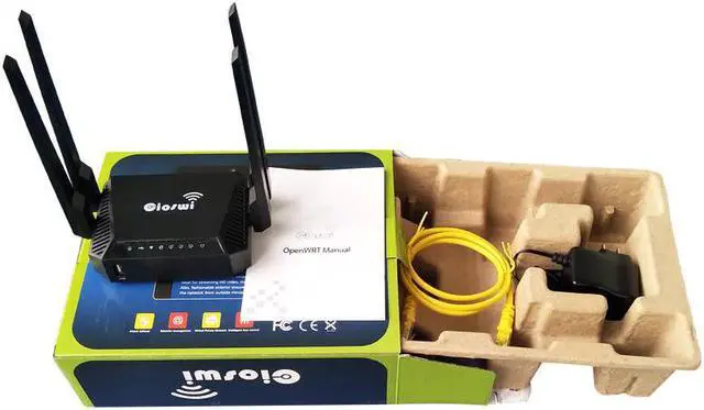 Alt view image 5 of 5 - Router 300Mbps Access Point With 4 External Antennas Hotspot 7620N CPU WiFi Wireless Router USB Sharing English Version
