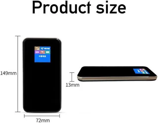 Alt view image 2 of 5 - Unlocked 150Mbps Portable Power Bank Mifi 4G LTE Wifi Router Wireless Pocket WiFi Hotspot Car Wifi With Sim Card Slot