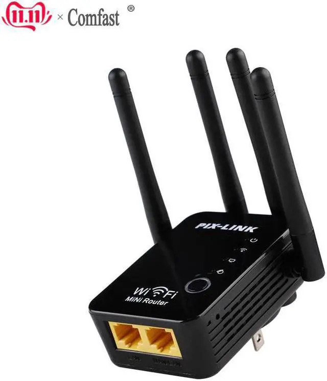 Main image of Wifi Repeater Wireless Router WLAN Signal Amplifier 2.4G ISP WiFi Range Extender Booster PIX- 300Mbps WISP/ Router/ AP