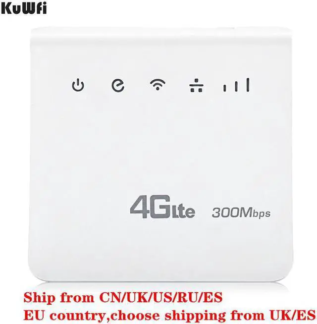 Main image of 300Mbps Router 4G LTE CPE Router Mobile WiFi Wireless Indoor Router 2.4GHz WFi Hotspot With Lan Port SIM Card Slot