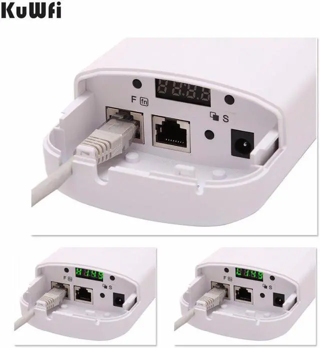 Alt view image 4 of 5 - 3KM Wireless CPE Router 300Mbps Wireless Outdoor AP Router WIFI Repeater WIFI Extender Access Point  AP Bridge Client Router