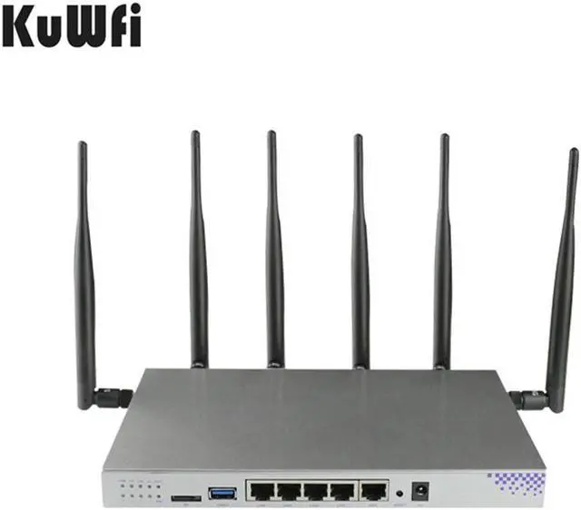Alt view image 3 of 5 - 1200Mbps Wireless Router Openwrt 3G/4G LTE Wifi Router Dual-band  Router Wifi Repeater With SIM Card Slot&RJ45Ports