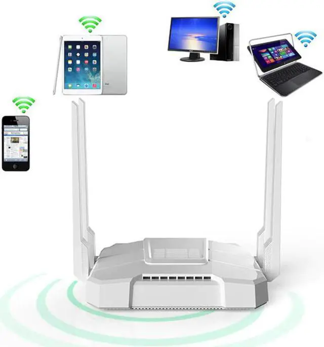 Alt view image 2 of 5 - 4G LTE Wifi Router 1200Mbps Dual Band Wireless Router 11AC 2.4Ghz&5.8Ghz Wireless CPE With Sim Card/LAN Port