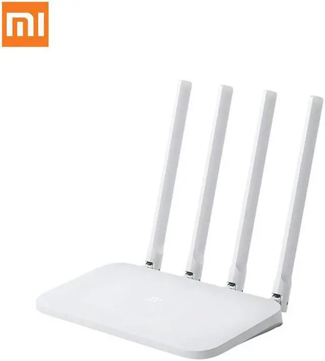 Main image of Original Mi WIFI Router 4C 64 RAM 300Mbps 2.4G 802.11 b/g/n 4 Antennas Band Wireless Routers WiFi Repeater APP Control