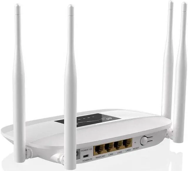 Alt view image 2 of 5 - Unlocked 300Mbps 4 external antennas home Wifi Router 3G 4G GSM LTE router hotspot 4G modem 4g router with sim card slot