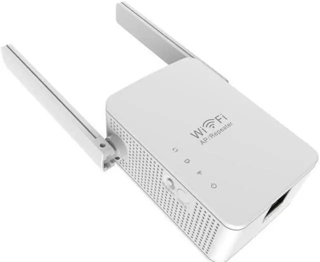 Alt view image 2 of 5 - Wireless WiFi Range Extender Booster 300Mbps Wi-Fi Repeater Network Router Signal Booster 2 Antennas Easy Setup WR13