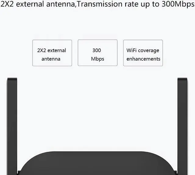 Alt view image 2 of 5 - Original  Mi WiFi Amplifier Pro 300Mbps Amplificador Repeater Signal Cover Extender Roteador Wireless Router Repetidor